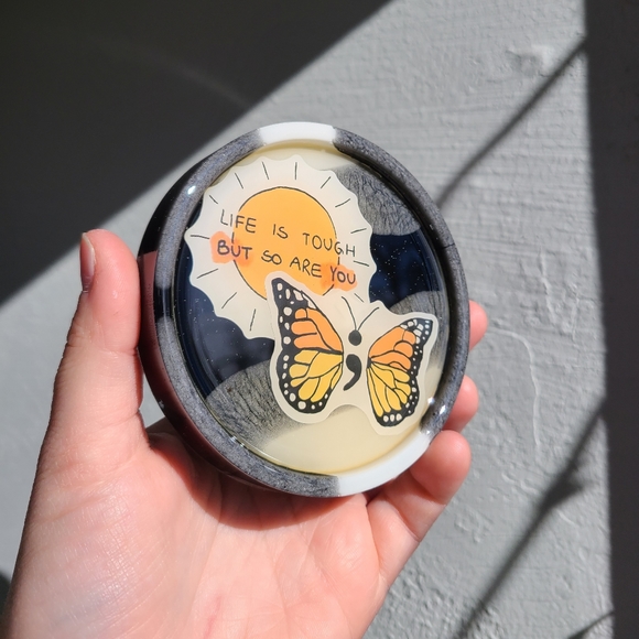 Butterfly/sun Coaster - Picture 2 of 5